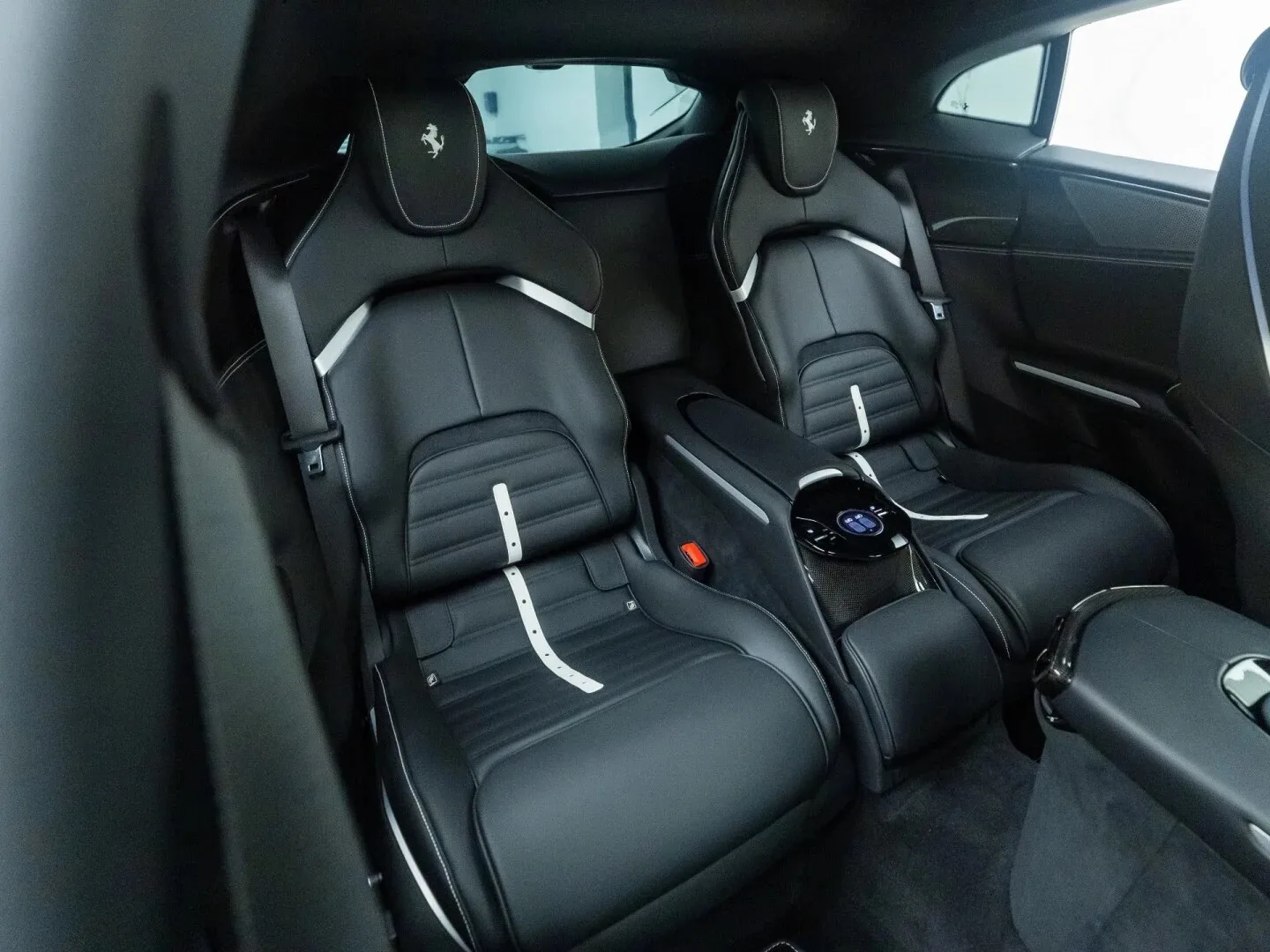 2024 Ferrari Purosangue interior, seats, Nero Leather