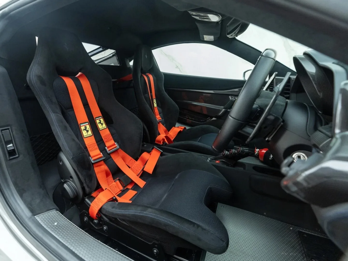2015 Ferrari 458 Speciale interior, seats, Nero Alcantara