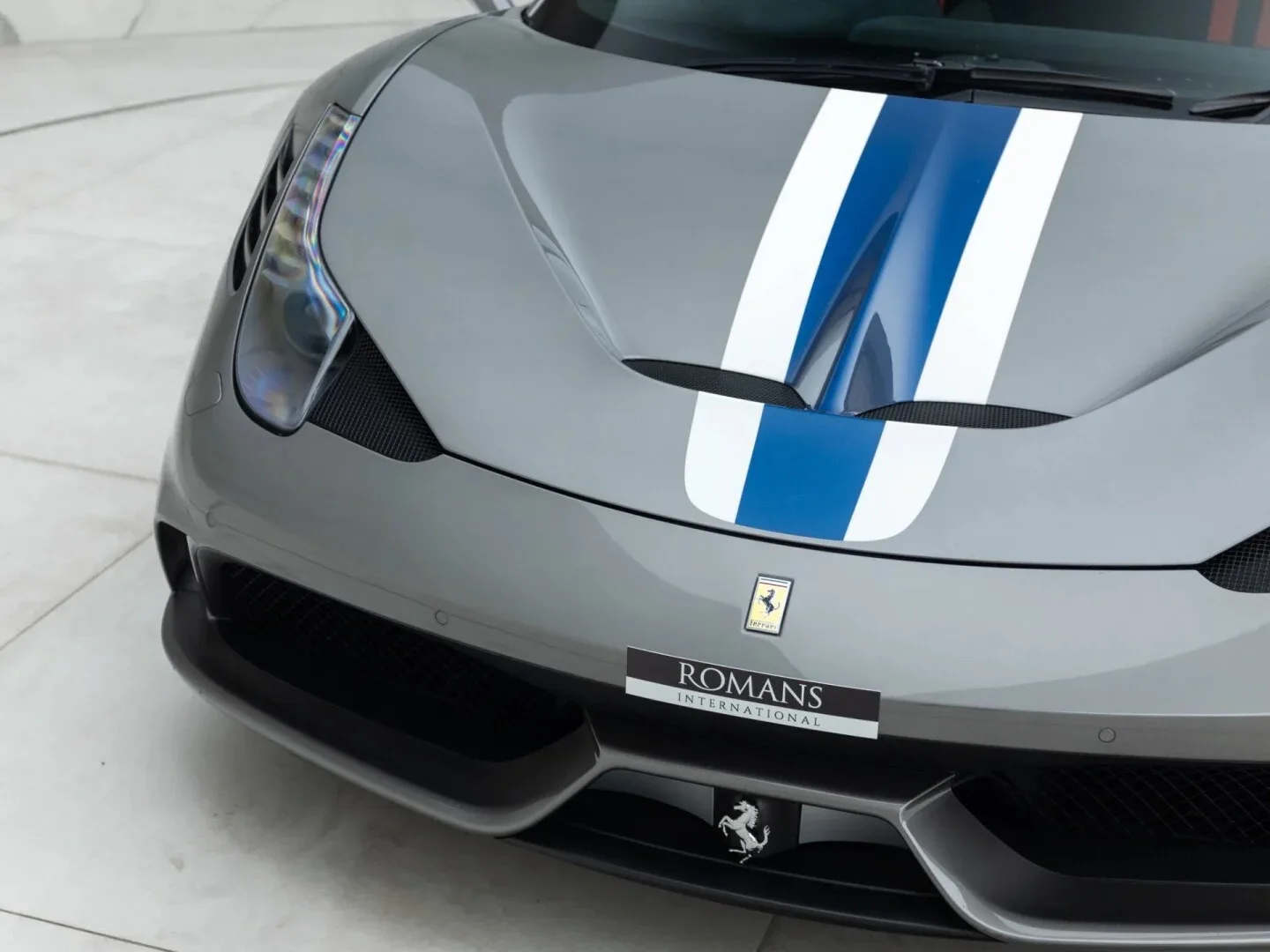 2015 Ferrari 458 Speciale for sale, exterior, Grigio Ferro