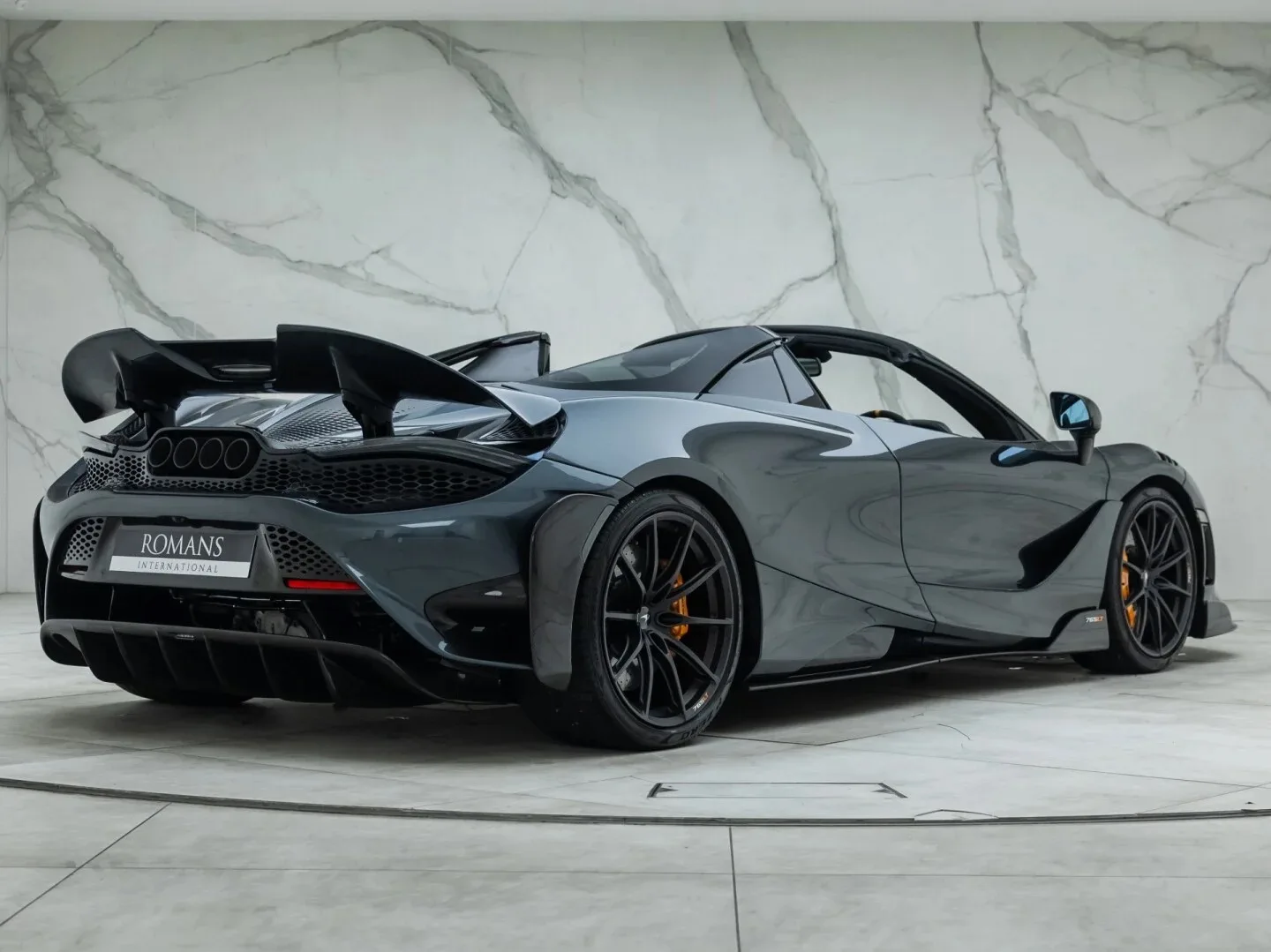 2022 McLaren 765LT Spider for sale, exterior, MSO Sarthe Grey
