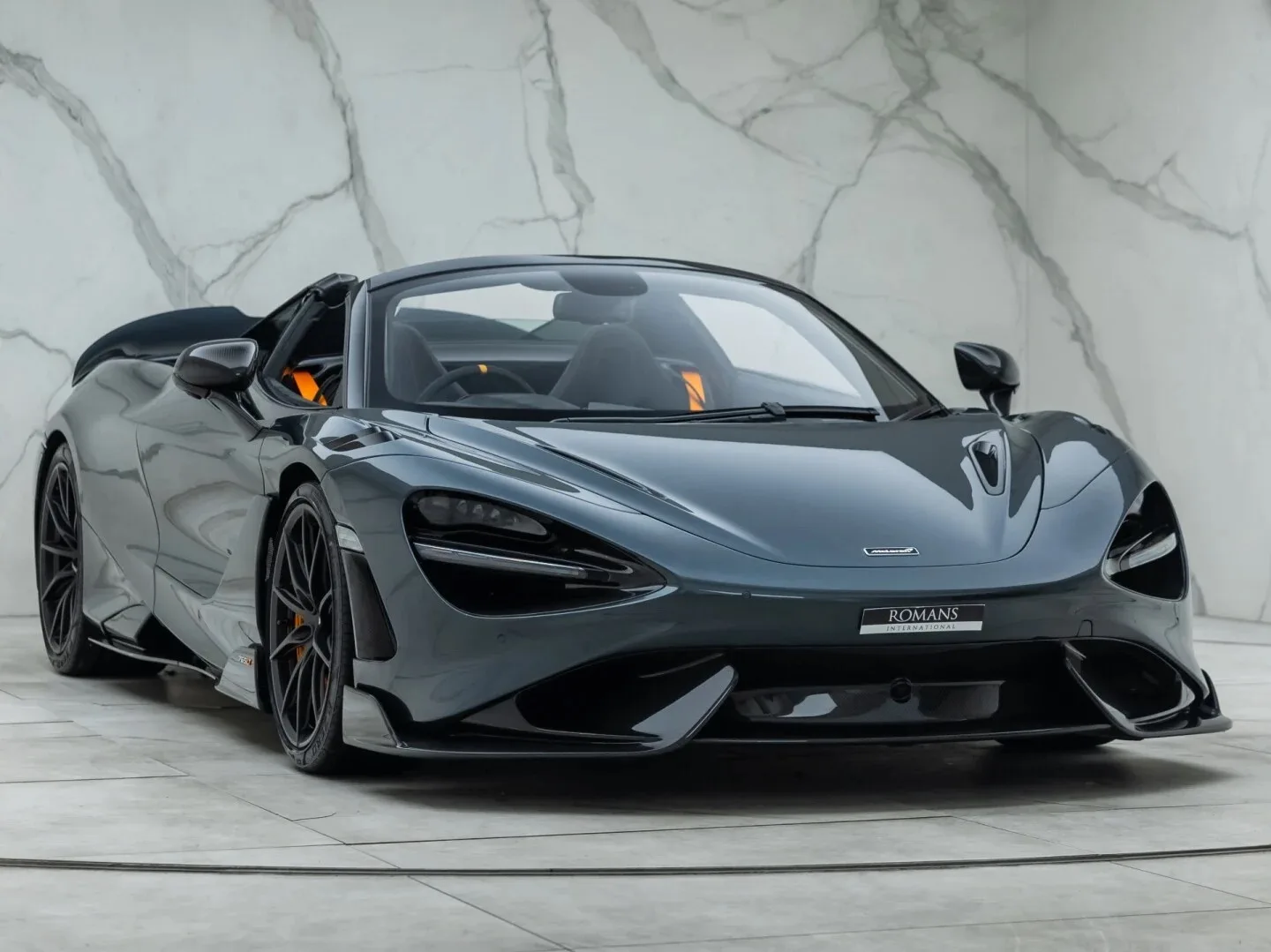 2022 McLaren 765LT Spider for sale, exterior, MSO Sarthe Grey