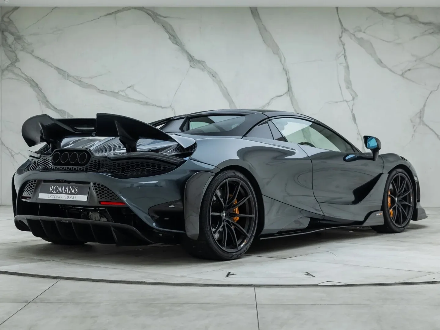 2022 McLaren 765LT Spider for sale, exterior, MSO Sarthe Grey