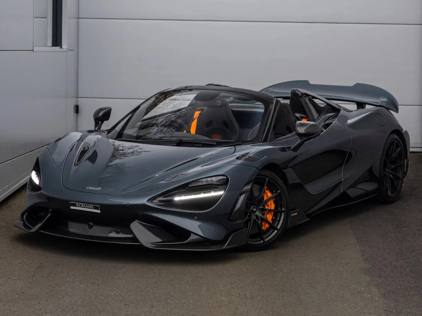 2022 McLaren 765LT Spider for sale, exterior, MSO Sarthe Grey