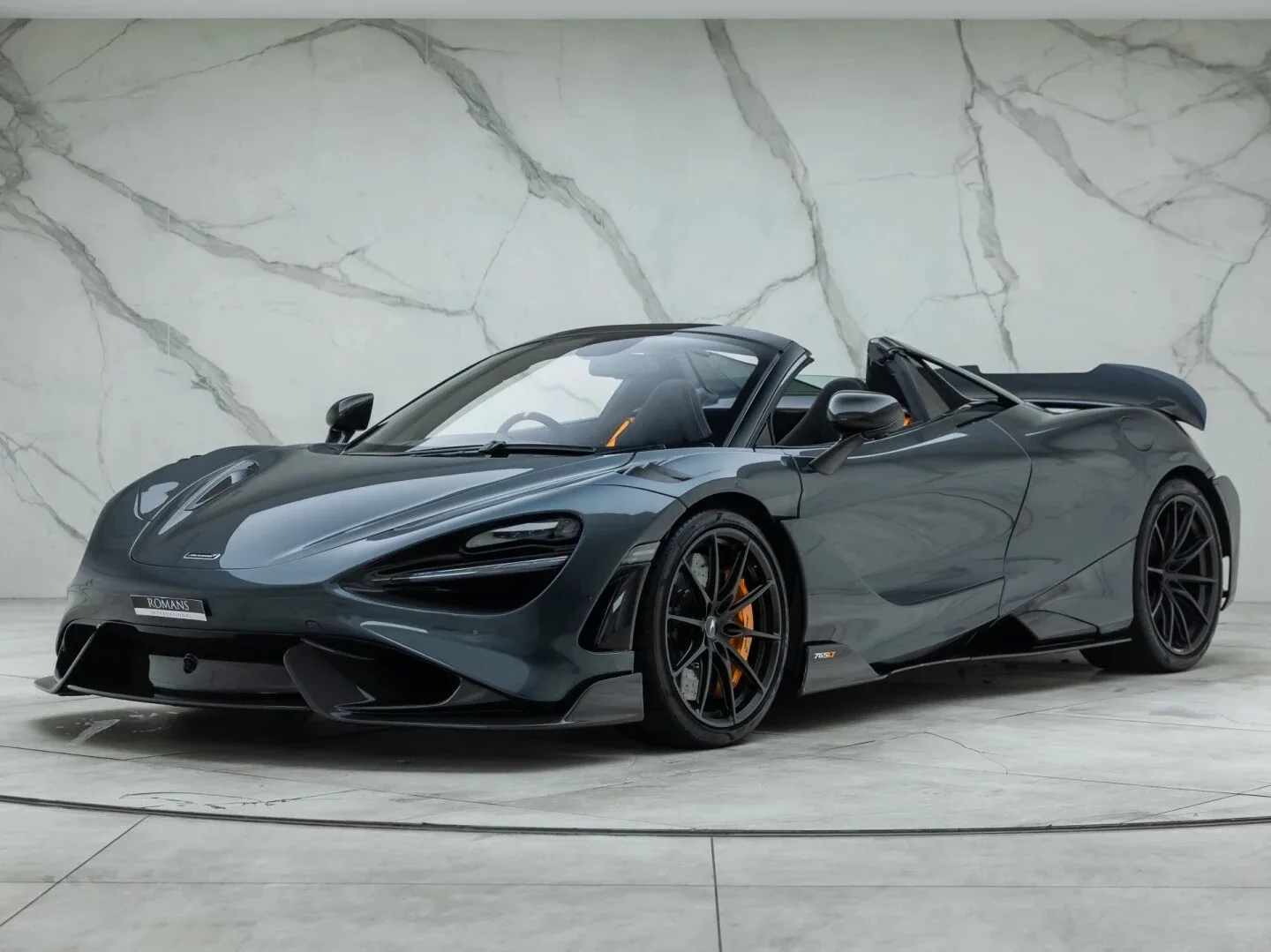 2022 McLaren 765LT Spider for sale, exterior, MSO Sarthe Grey