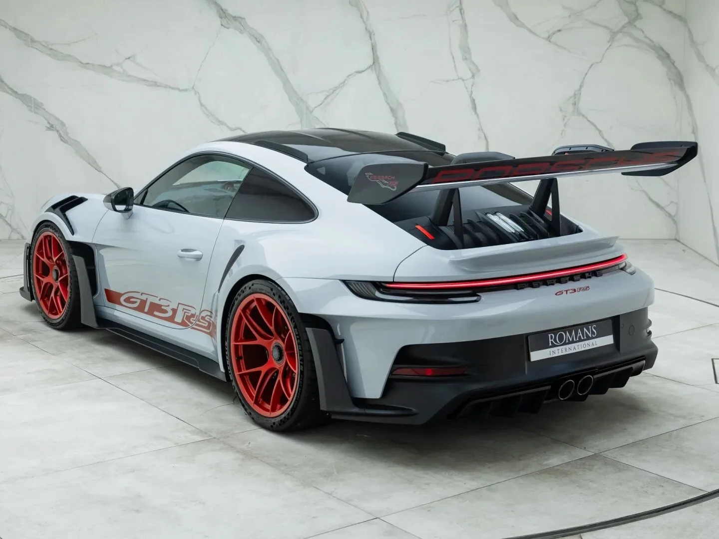 2023 Porsche 911 GT3 RS for sale, exterior, Ice Grey Metallic