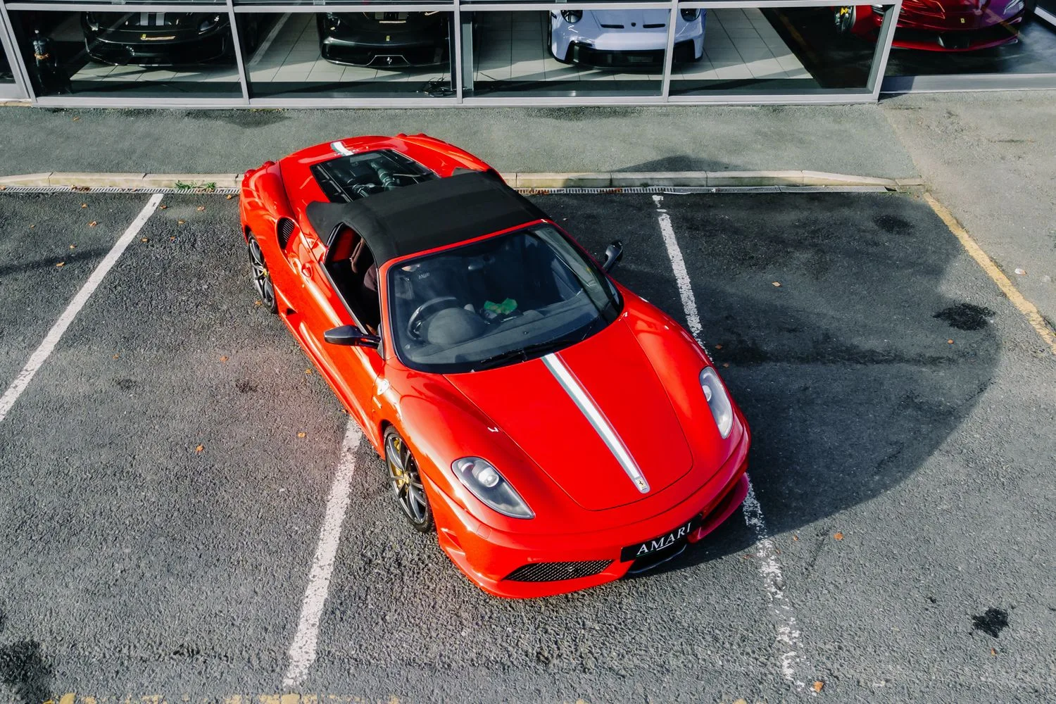 2009 Ferrari F430 16M Scuderia Spider for sale, exterior, Rosso Corsa