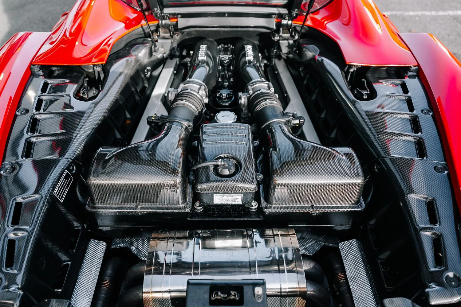 2009 Ferrari F430 16M Scuderia Spider engine