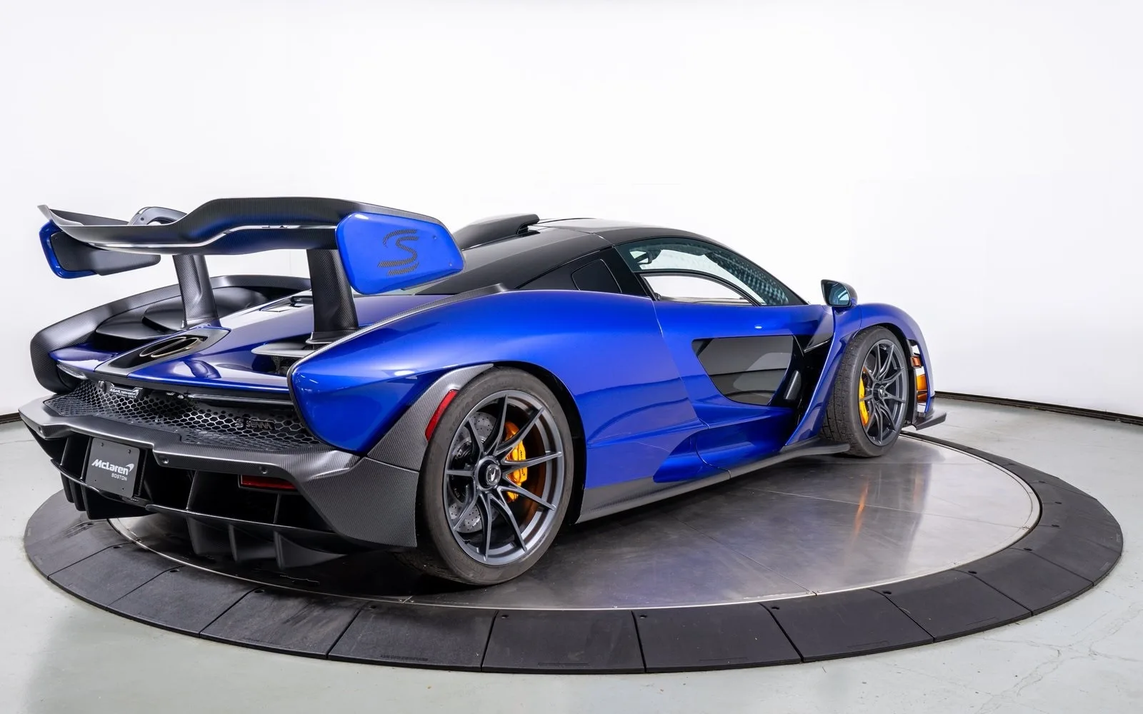 2019 McLaren Senna for sale, exterior, MSO Kyanos Blue