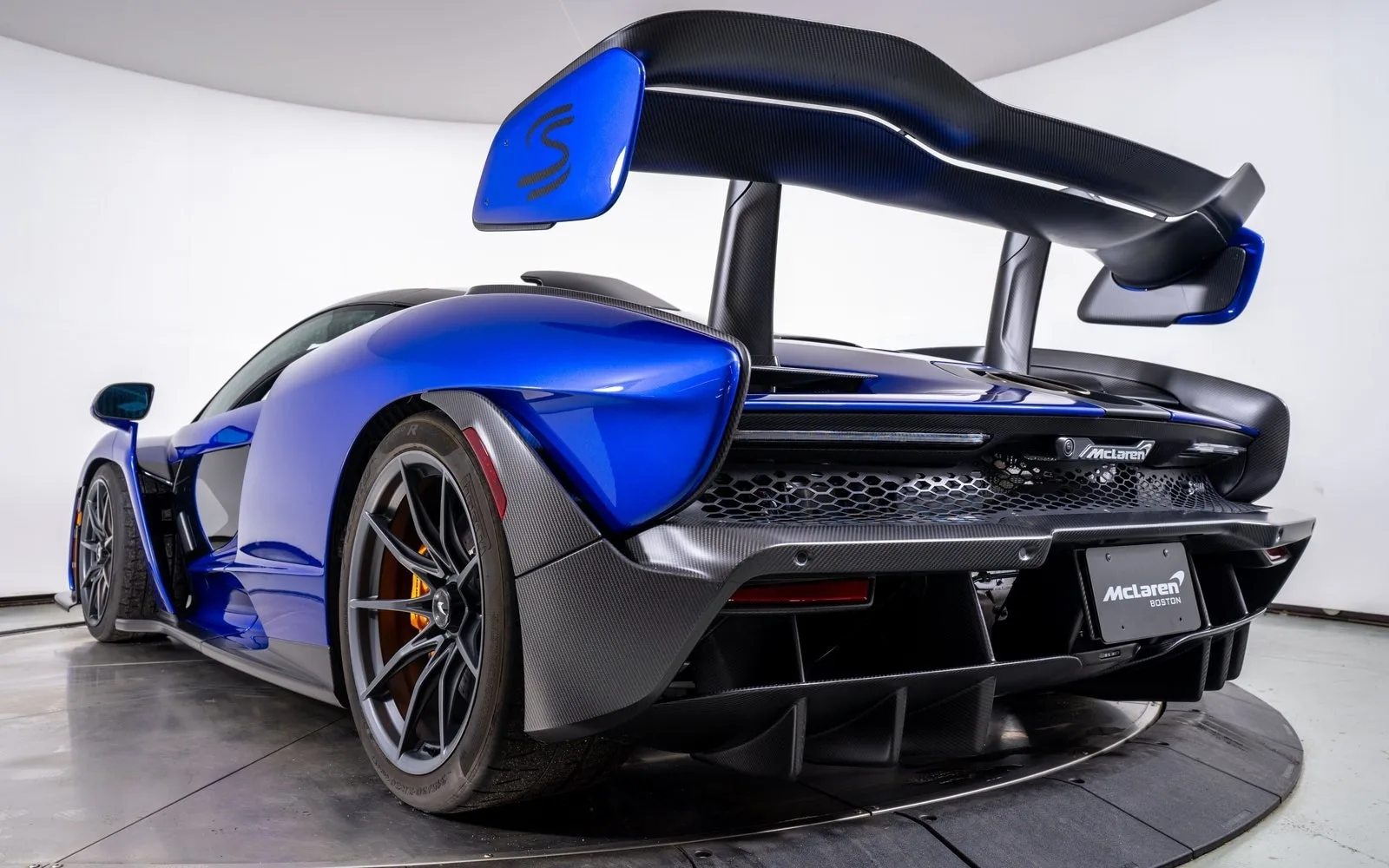 2019 McLaren Senna for sale, exterior, MSO Kyanos Blue
