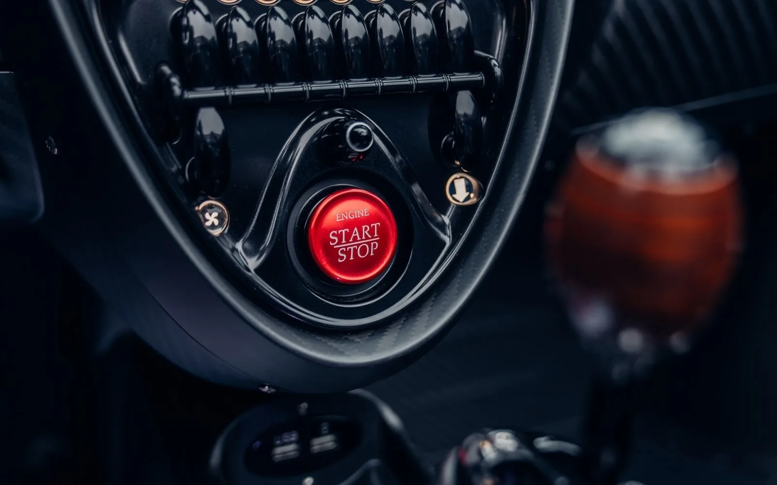 2022 Pagani Huayra Roadster BC interior, Alcantara