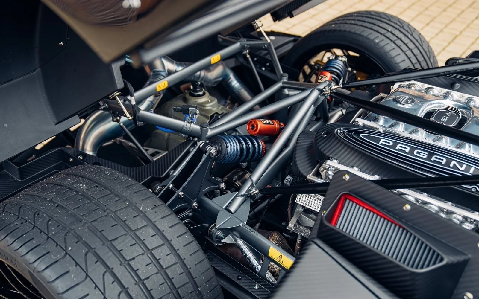2022 Pagani Huayra Roadster BC engine