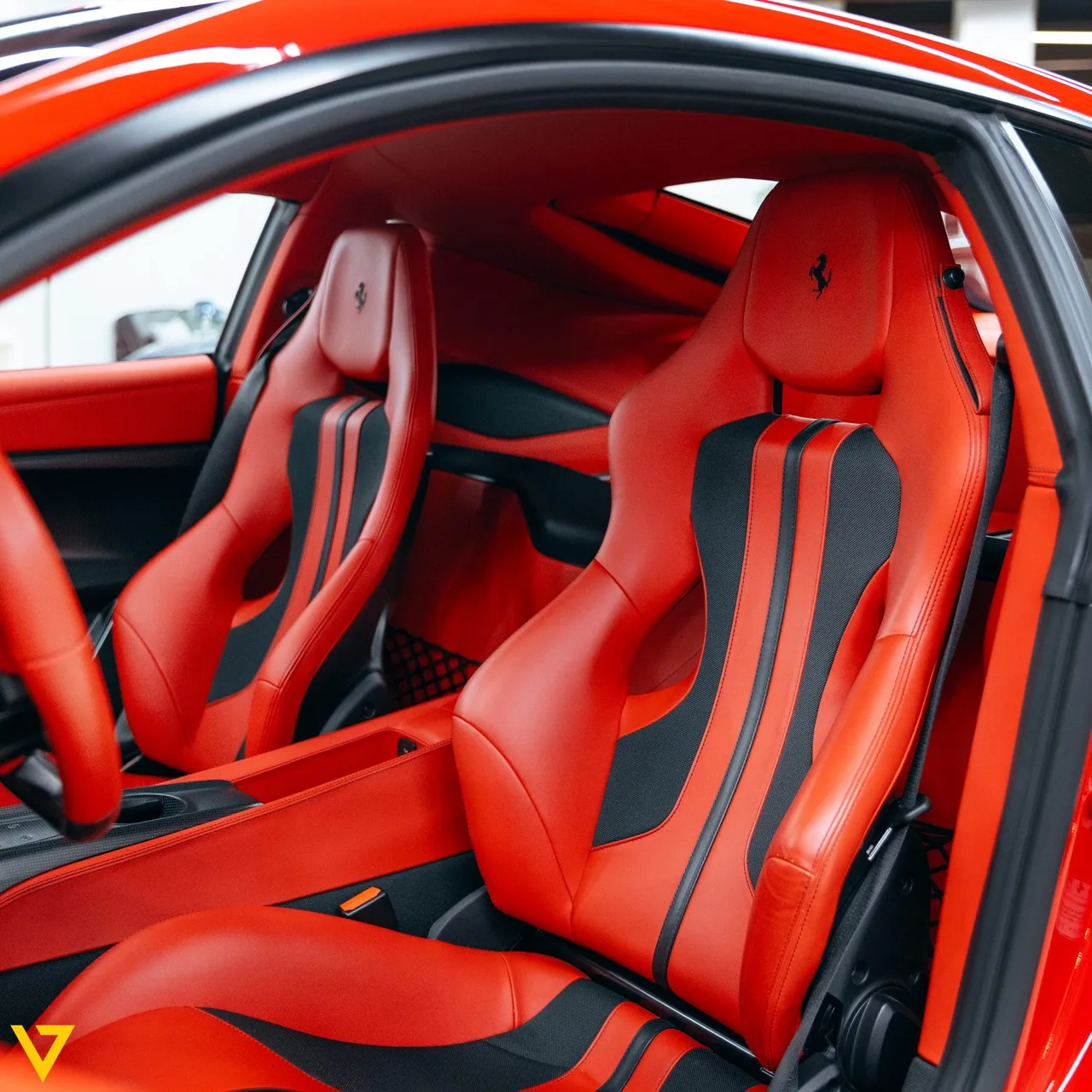 2016 Ferrari F12 TDF interior, seats