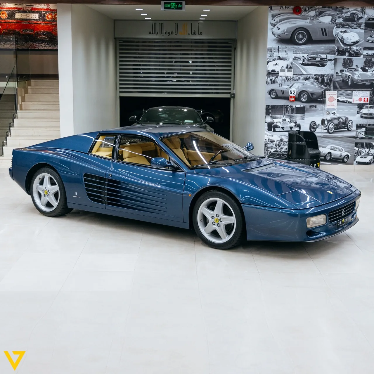 1993 Ferrari 512 TR for sale, exterior, Blue