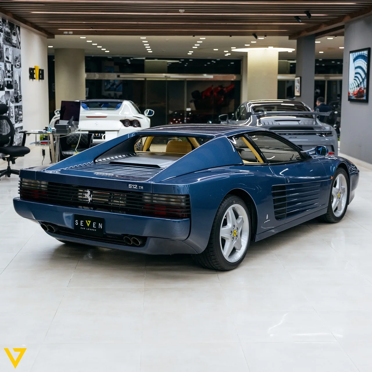 1993 Ferrari 512 TR for sale, exterior, Blue
