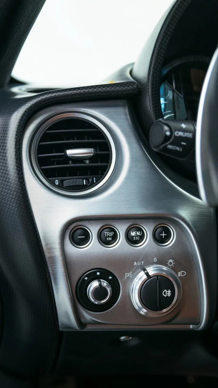 2009 Alfa Romeo 8C Competizione interior, center console