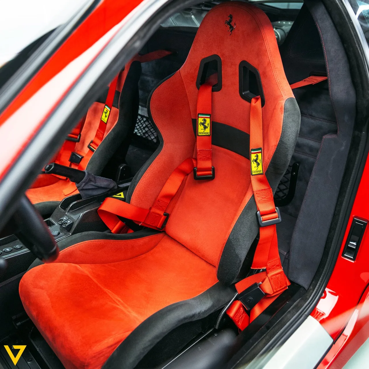 2004 Ferrari 360 Challenge Stradale interior, seats