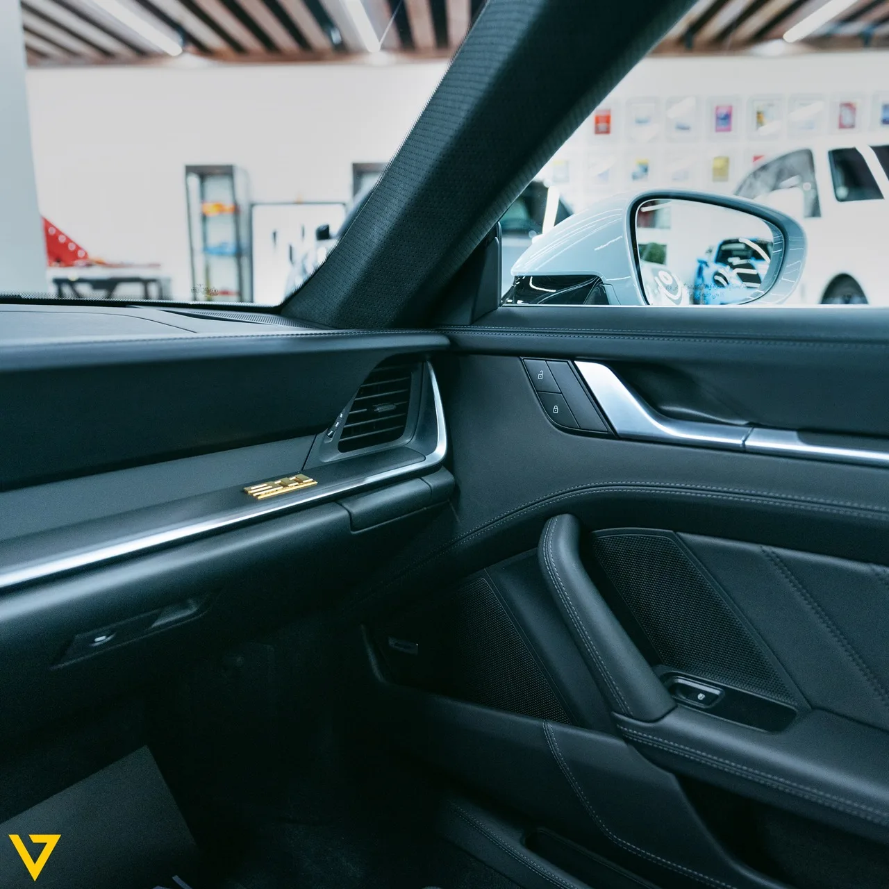 2023 Porsche 911 Sport Classic interior, door panel