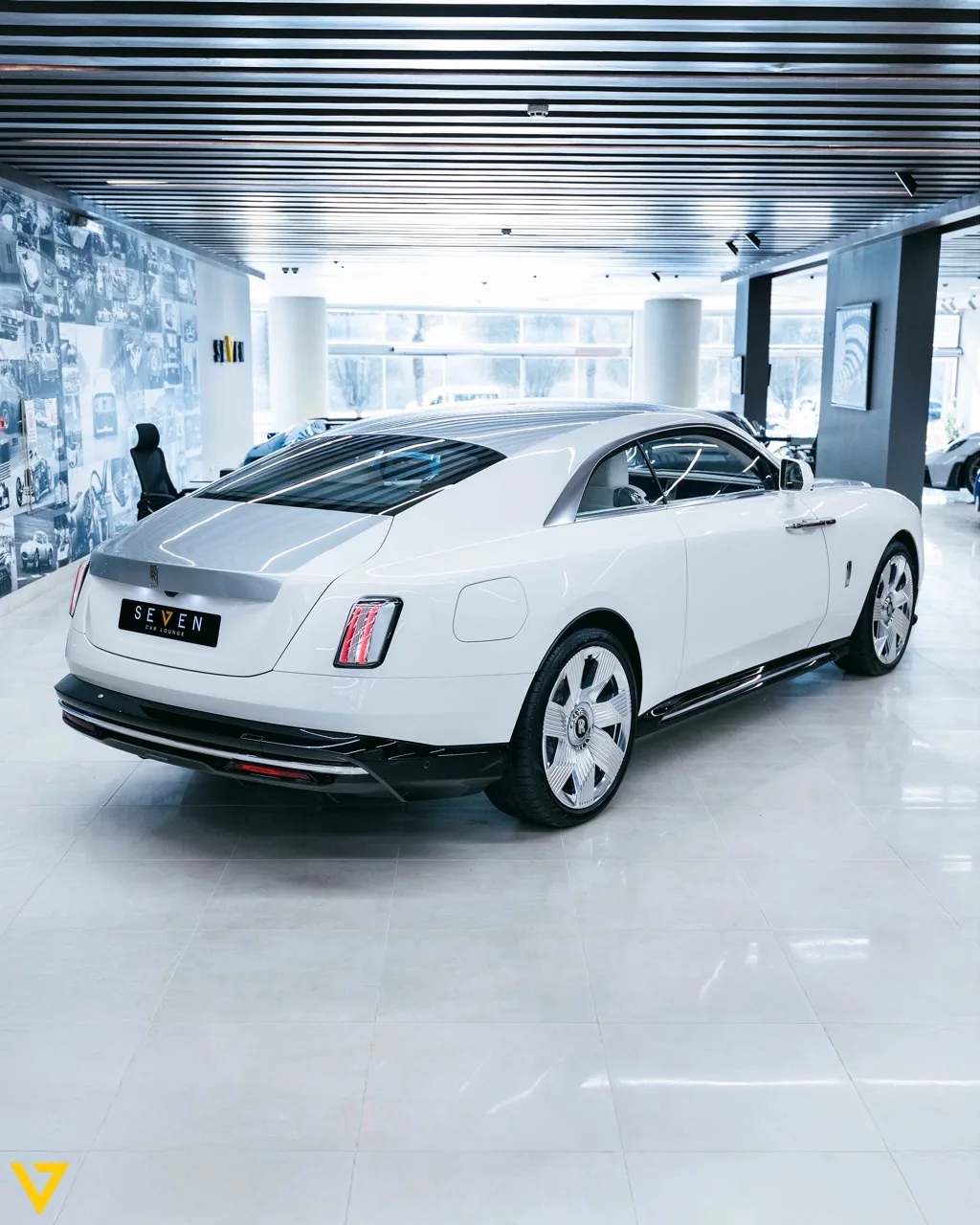 2024 Rolls-Royce Spectre for sale, exterior, White and Silver