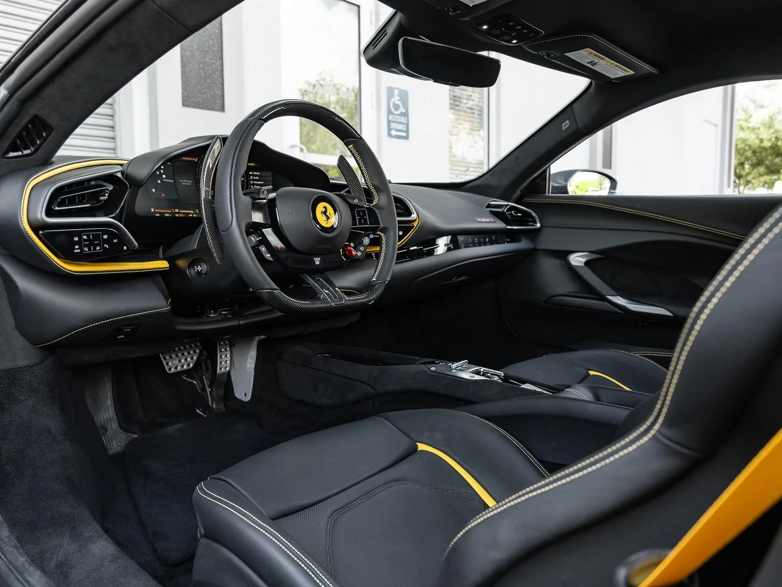 2024 Ferrari 296 GTB interior, dashboard
