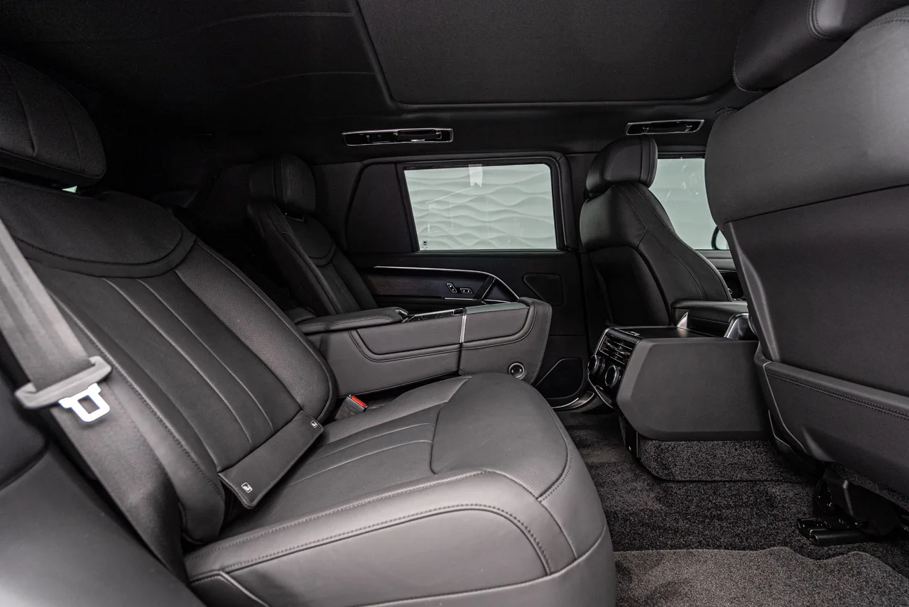 2024 Range Rover Armored B6 Autobiography interior, seats, Ebony