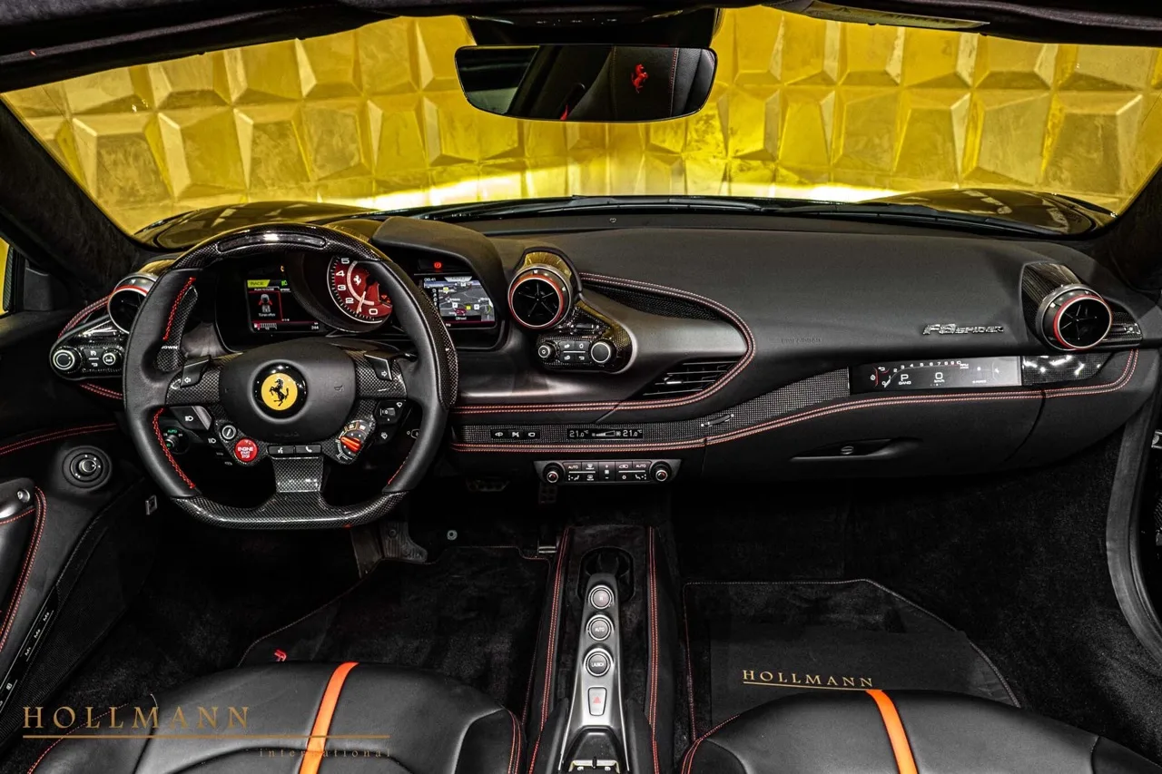 2024 Ferrari F8 Spider by Novitec N-Largo interior, dashboard, Nero