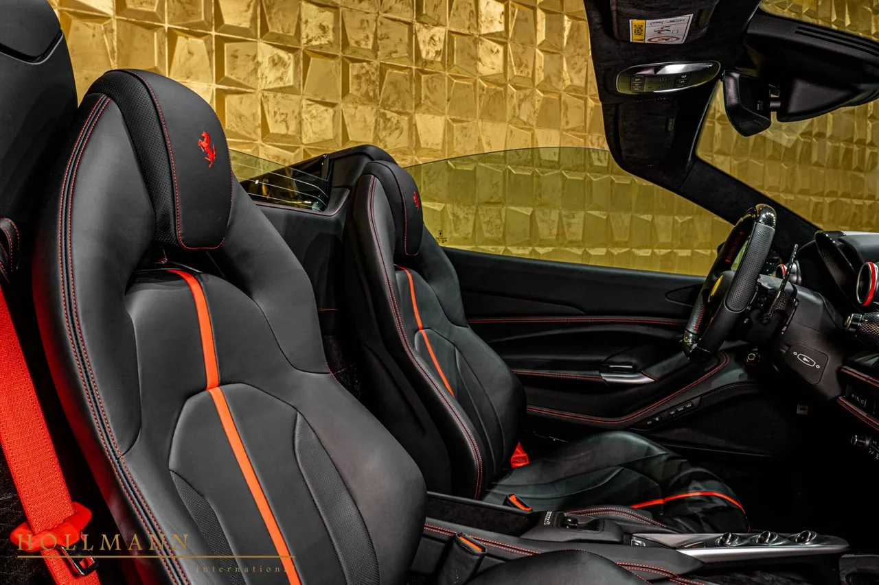 2024 Ferrari F8 Spider by Novitec N-Largo interior, seats, Nero