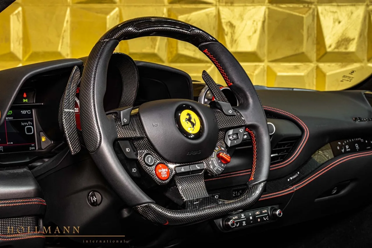 2024 Ferrari F8 Spider by Novitec N-Largo interior, Nero