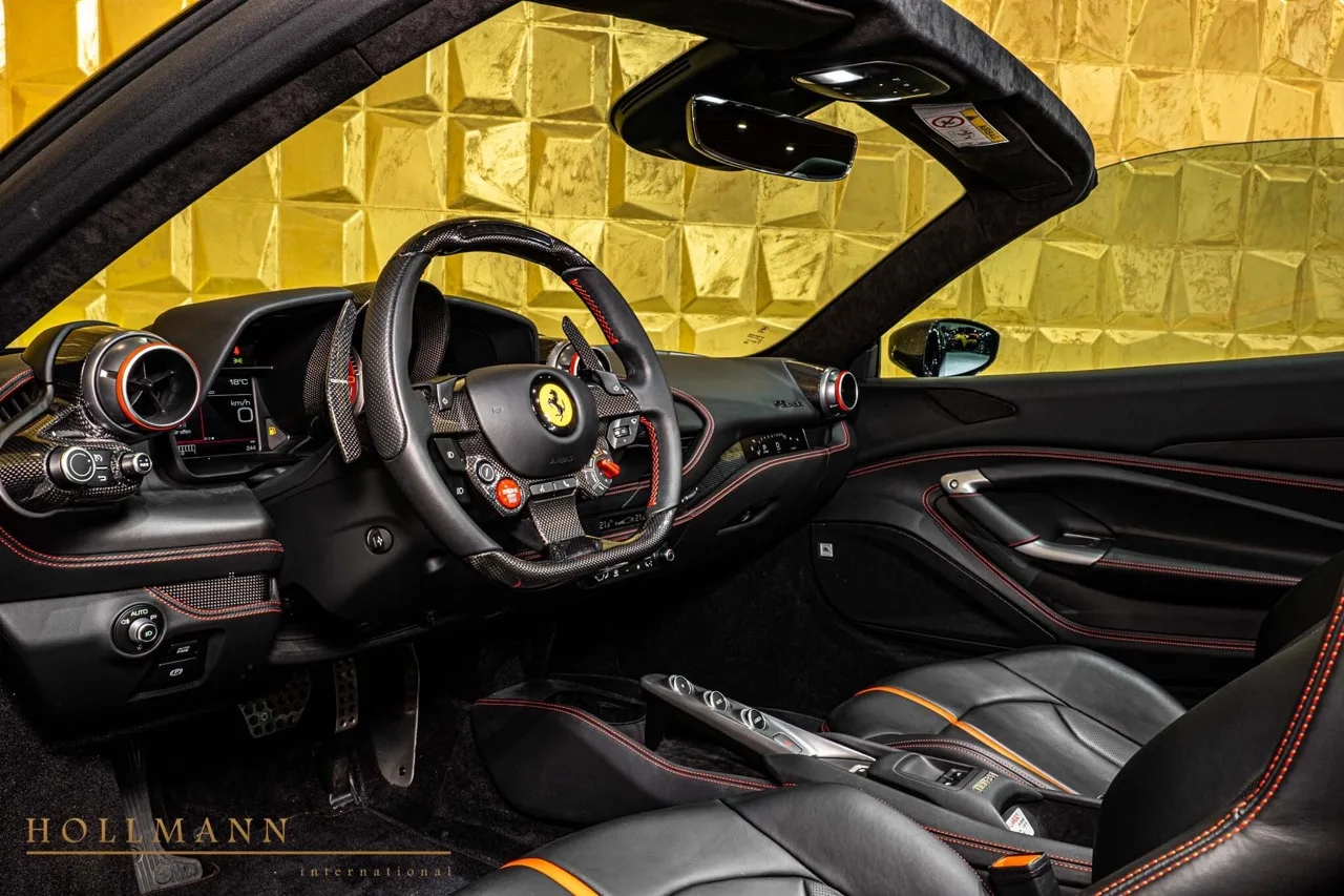 2024 Ferrari F8 Spider by Novitec N-Largo interior, Nero
