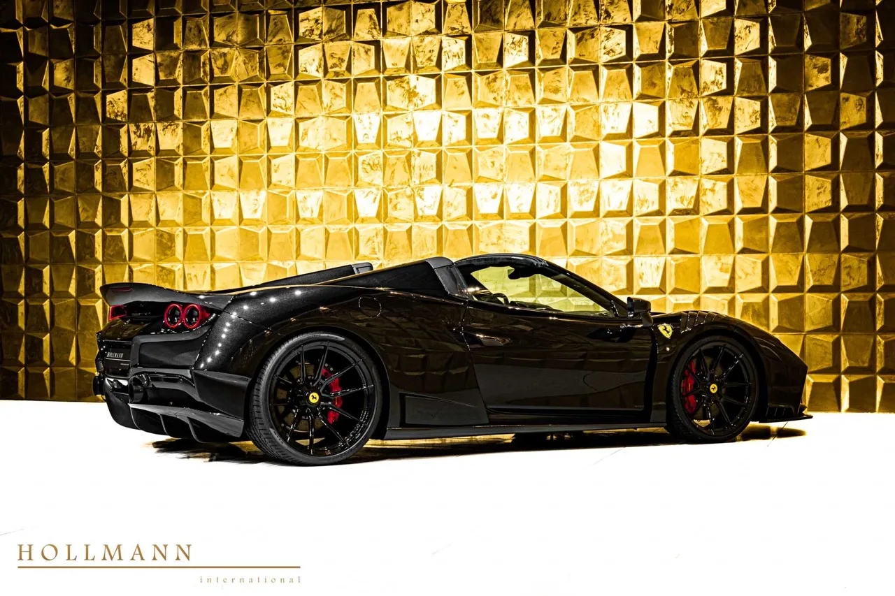 2024 Ferrari F8 Spider by Novitec N-Largo for sale, exterior, Nero Daytona