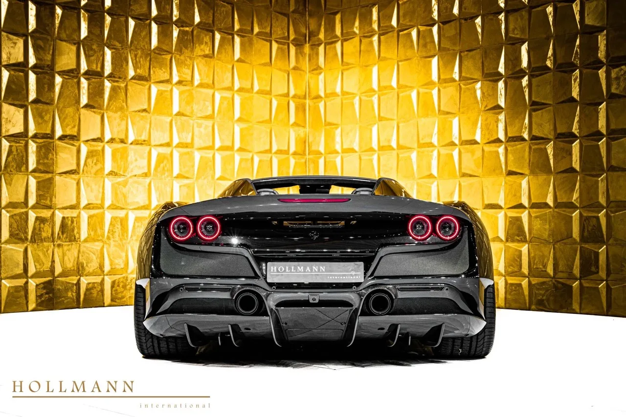 2024 Ferrari F8 Spider by Novitec N-Largo for sale, exterior, Nero Daytona