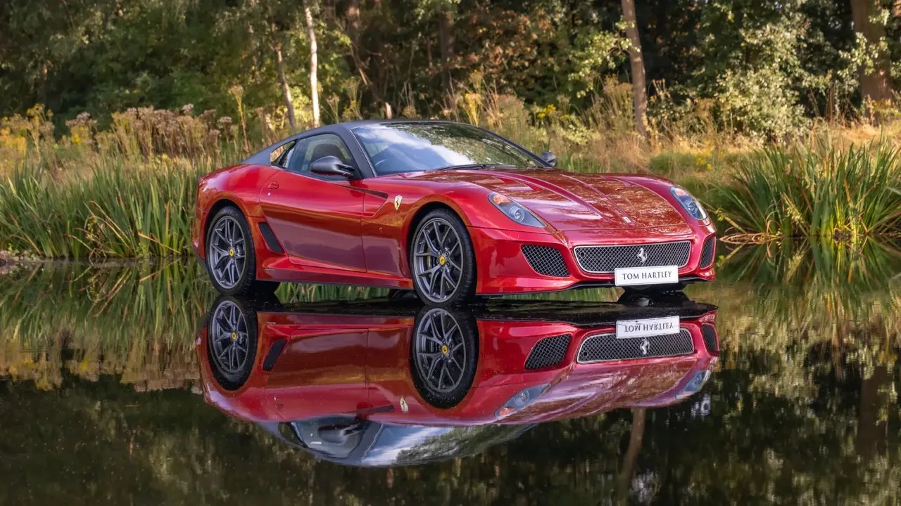 2010 Ferrari 599 GTO for sale, exterior, Rosso Fuoco