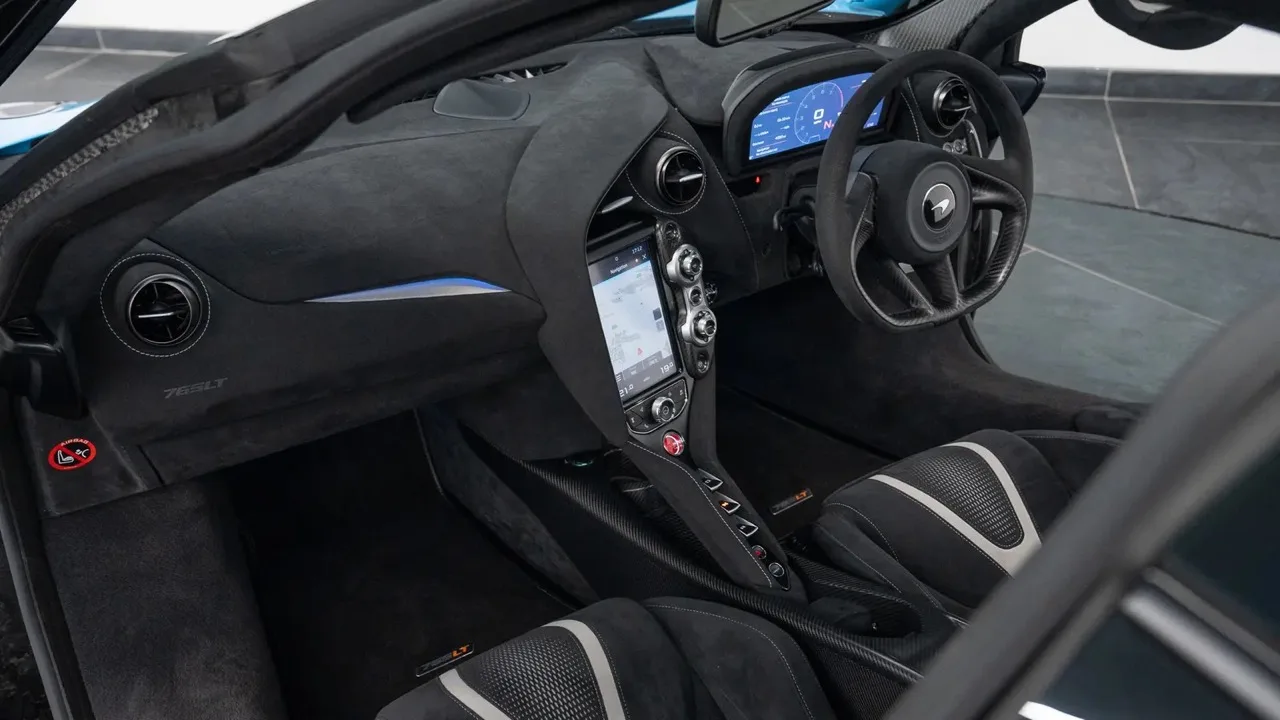 2021 McLaren 765LT interior, dashboard