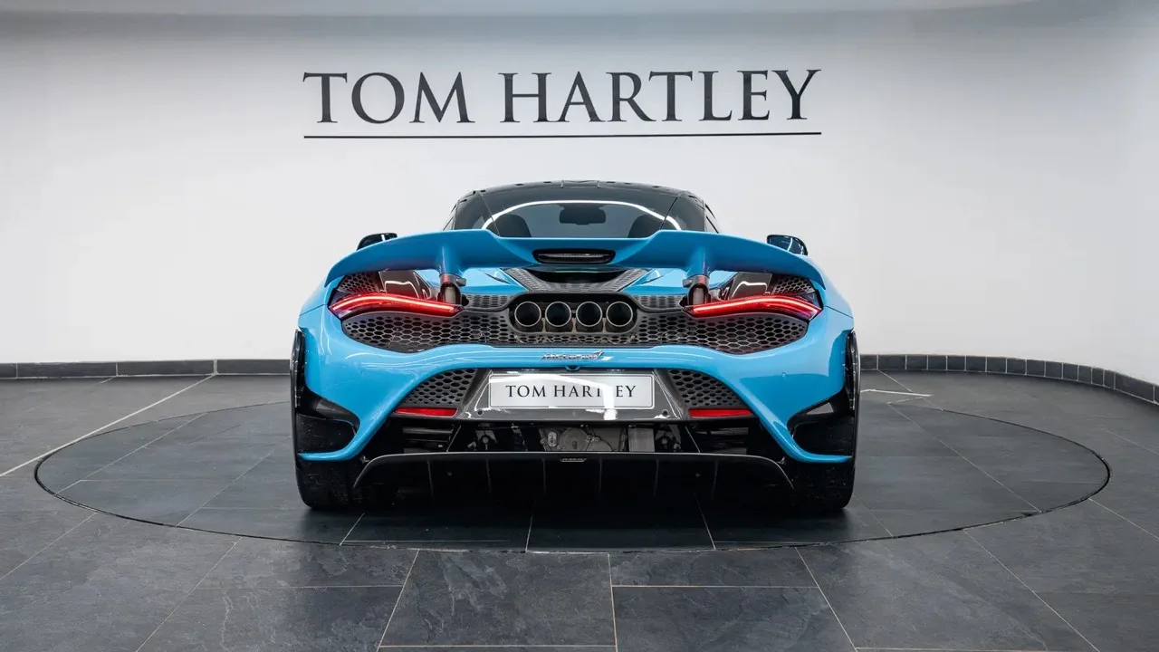 2021 McLaren 765LT for sale, exterior, Curacao Blue