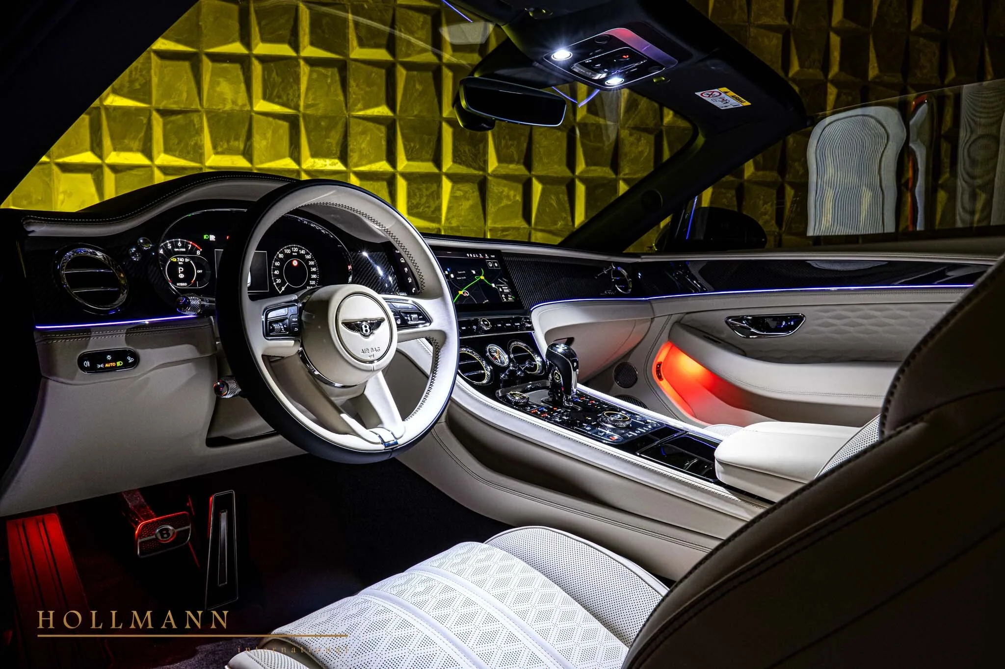 2024 Bentley Continental GTC Speed First Edition interior, dashboard, Linen