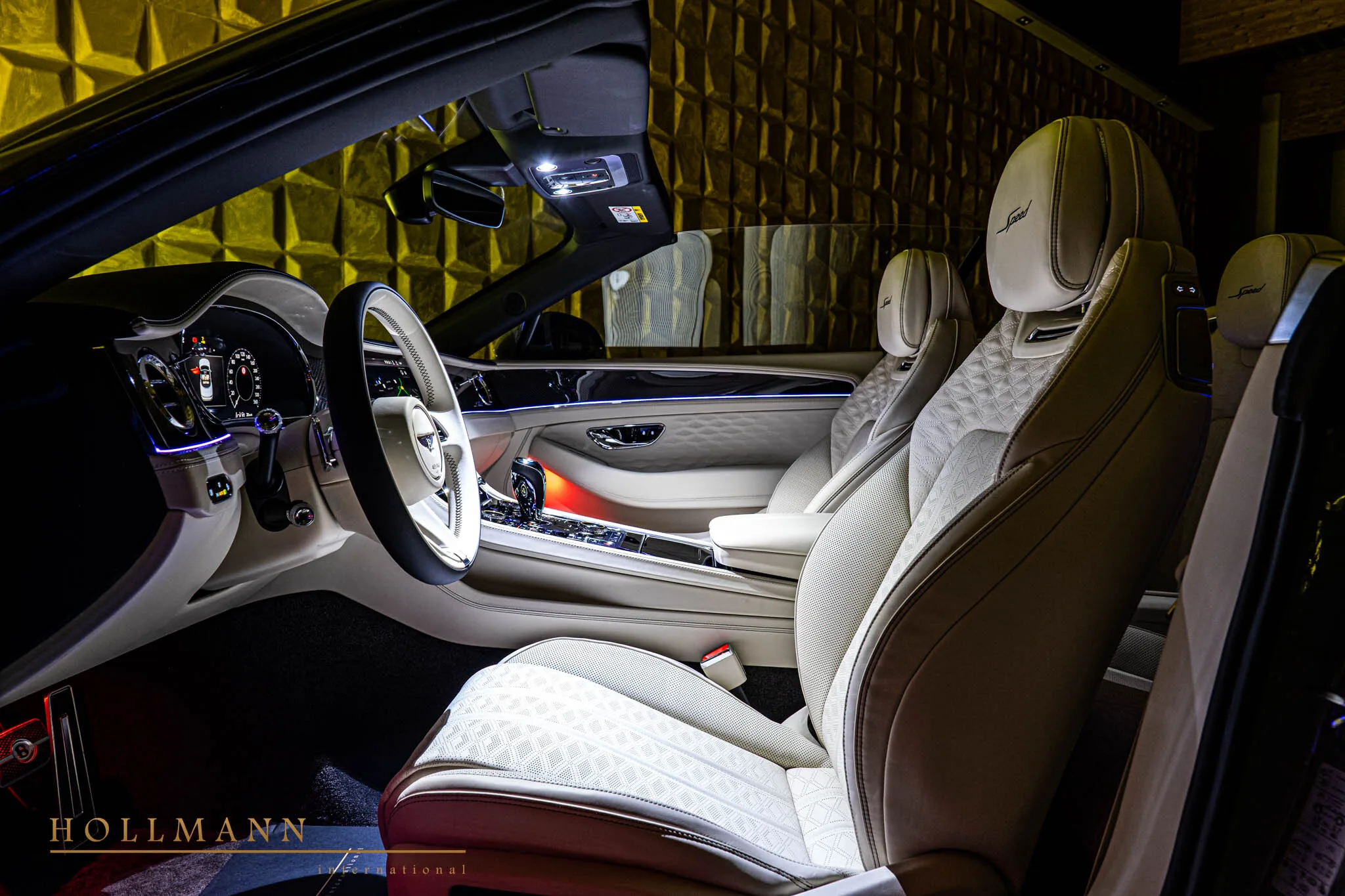 2024 Bentley Continental GTC Speed First Edition interior, seats, Linen