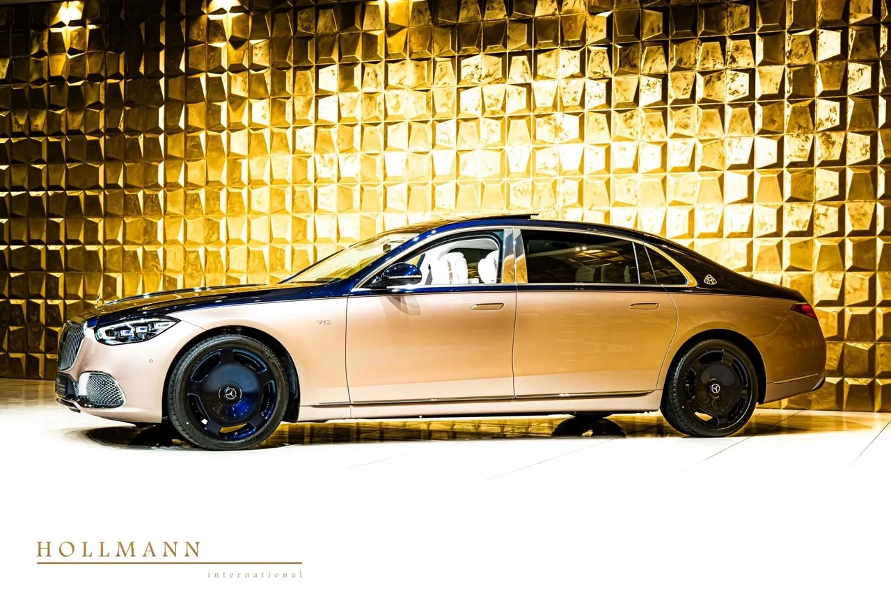 2024 Mercedes-Maybach S 680 Haute Voiture for sale, exterior, Light Rose / Nautical Blue