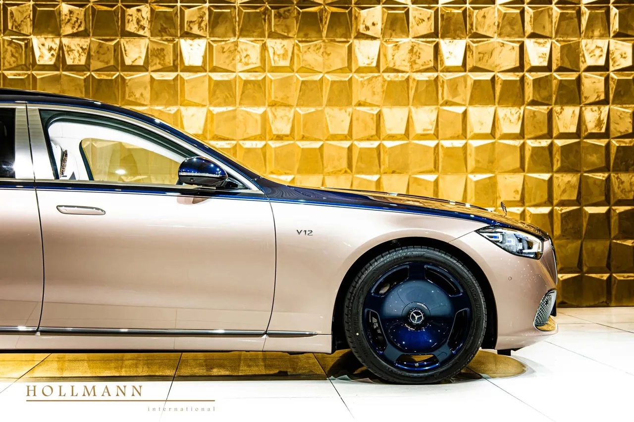 2024 Mercedes-Maybach S 680 Haute Voiture for sale, exterior, Light Rose / Nautical Blue