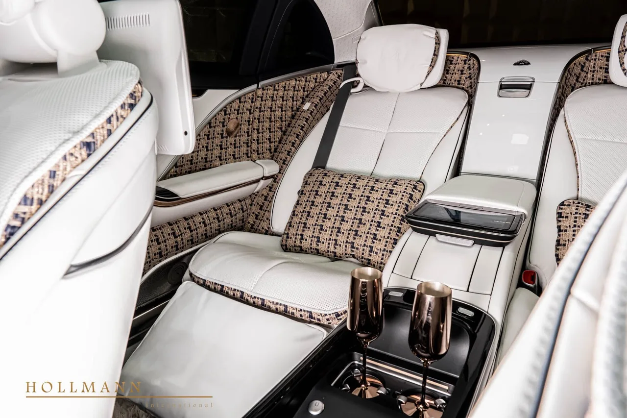 2024 Mercedes-Maybach S 680 Haute Voiture interior, seats, Exclusive Leather White