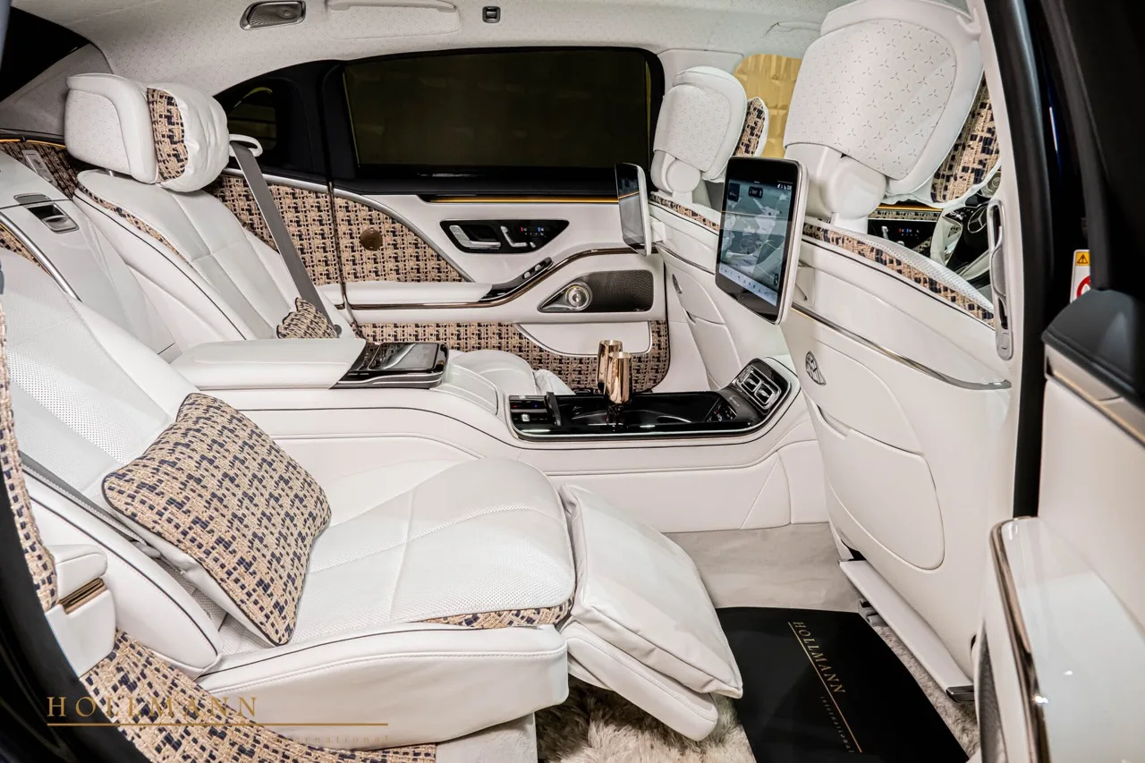 2024 Mercedes-Maybach S 680 Haute Voiture interior, seats, Exclusive Leather White