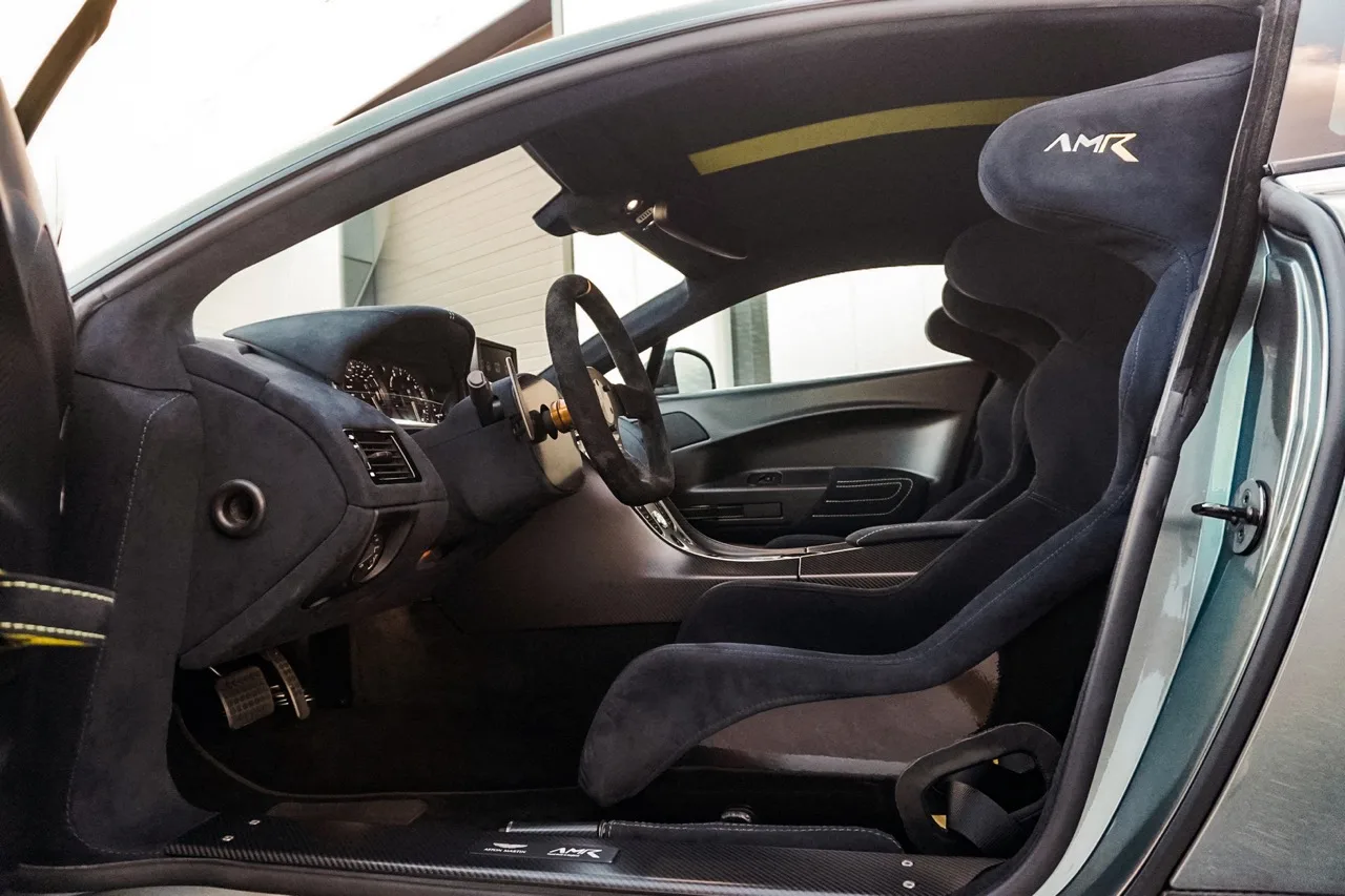 2017 Aston Martin Vantage AMR Pro interior, dashboard