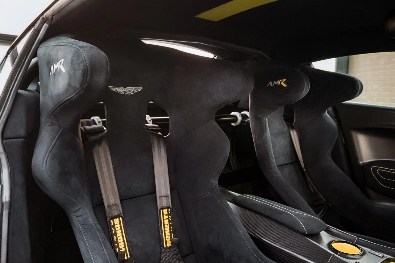 2017 Aston Martin Vantage AMR Pro interior, seats