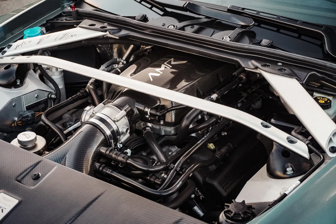 2017 Aston Martin Vantage AMR Pro engine