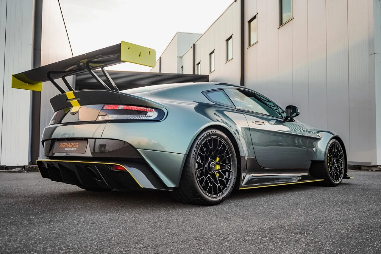2017 Aston Martin Vantage AMR Pro for sale, exterior, Stirling Green