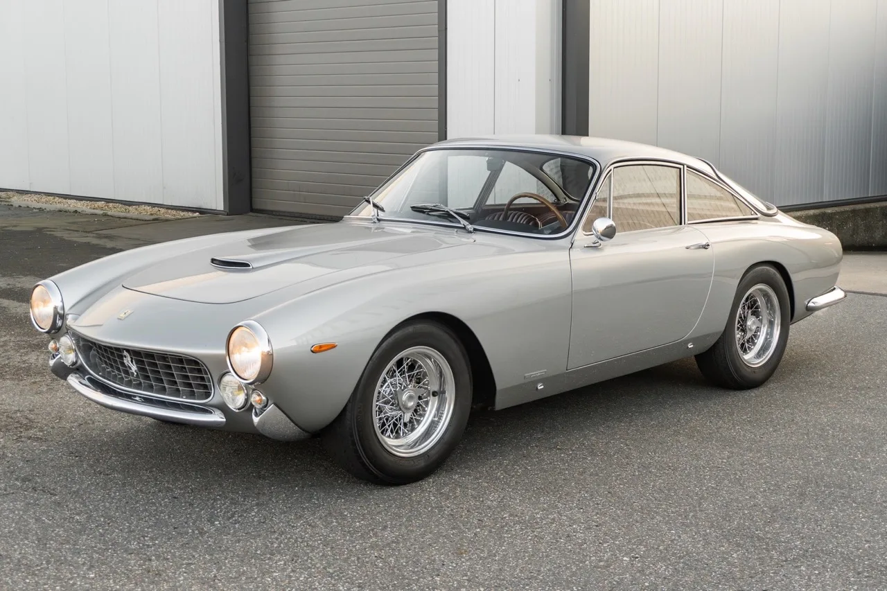 1962 Ferrari 250 GT Lusso for sale, front three-quarter view, Grigio