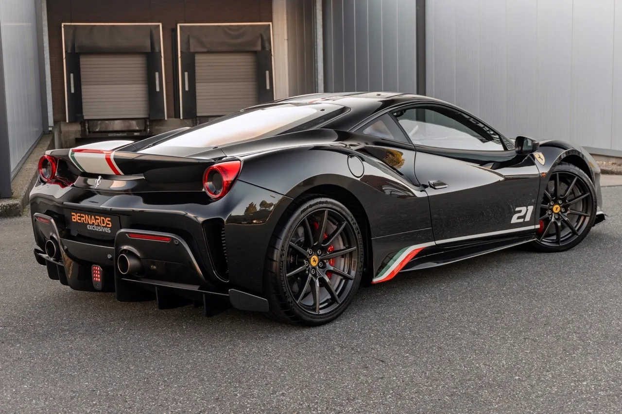 2019 Ferrari 488 Pista Piloti for sale, exterior, Nero Daytona