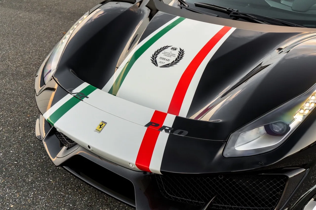 2019 Ferrari 488 Pista Piloti for sale, exterior, Nero Daytona