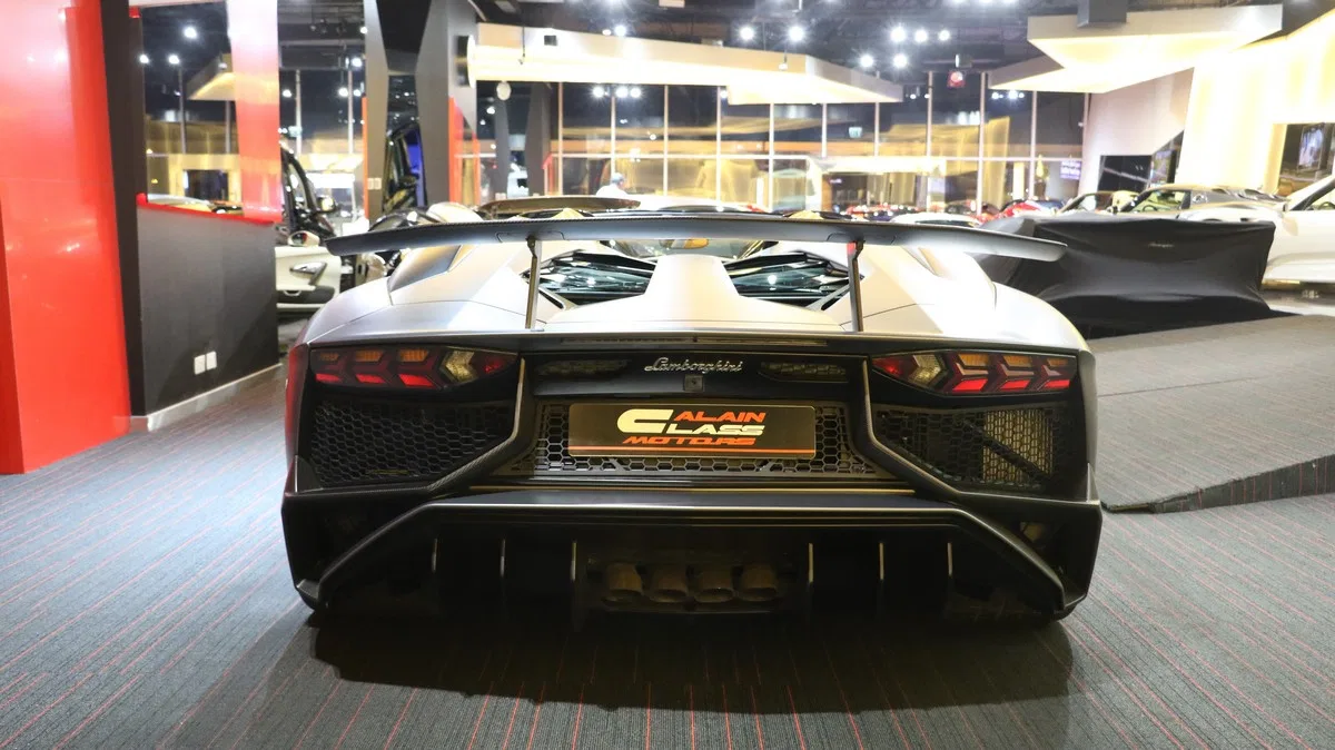 2017 Lamborghini Aventador SV Roadster 1 of 500 for sale, exterior, Grigio Titans