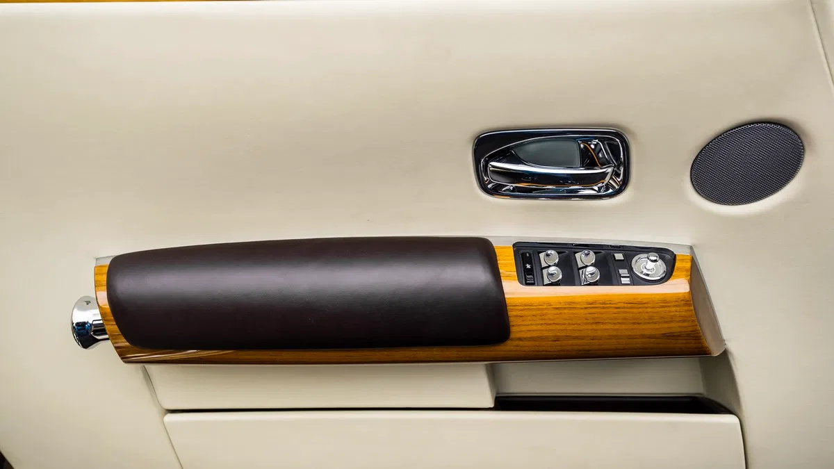 2016 Rolls-Royce Phantom Drophead interior, door panel, Beige Brown