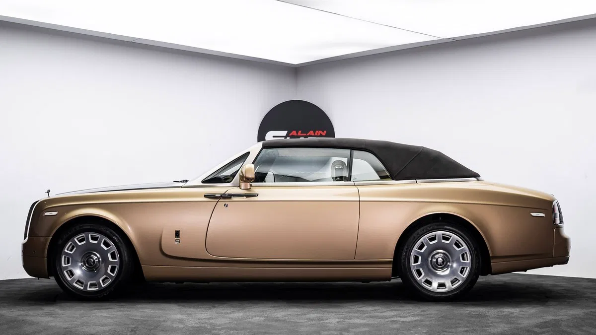 2016 Rolls-Royce Phantom Drophead for sale, exterior, Gold Brown