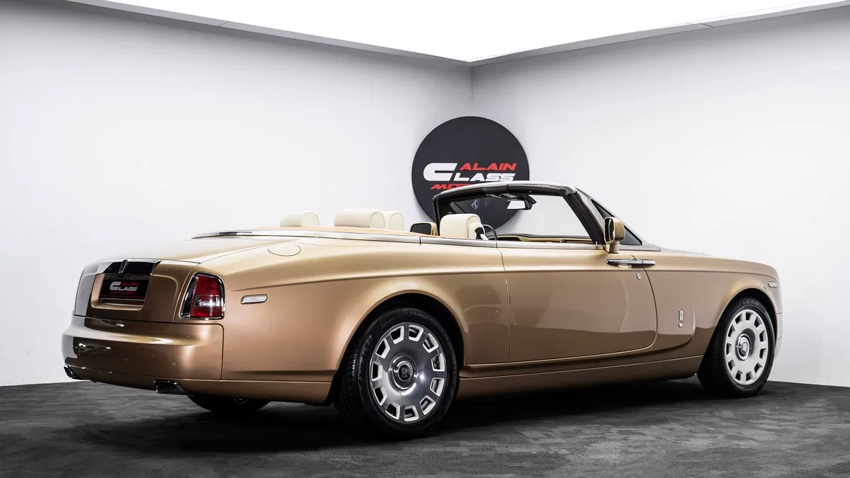 2016 Rolls-Royce Phantom Drophead for sale, exterior, Gold Brown